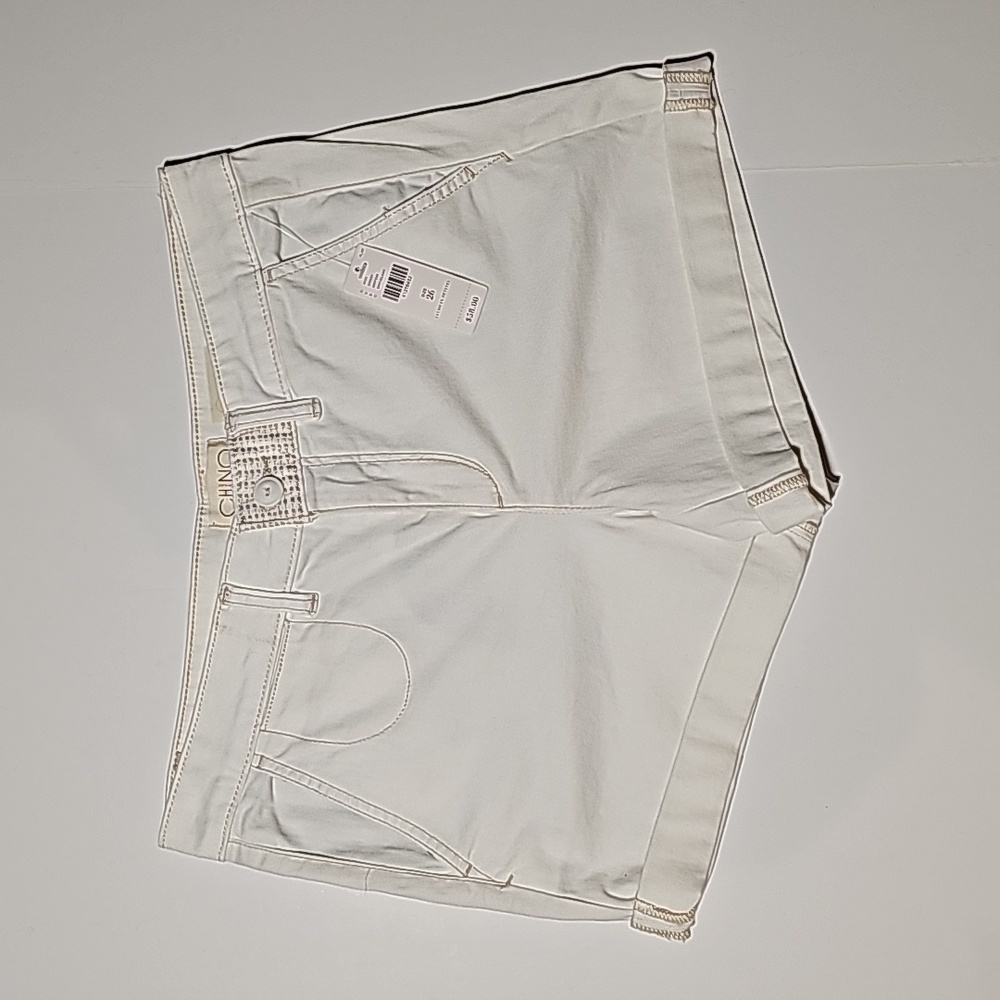 Anthropologie White Chino Shorts